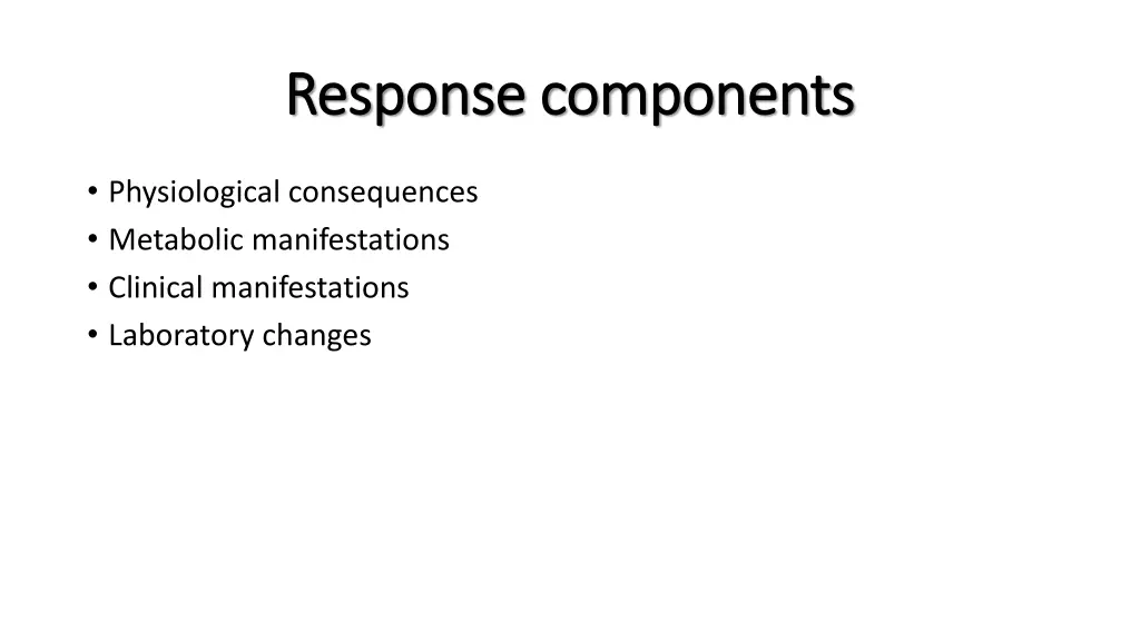 response components response components