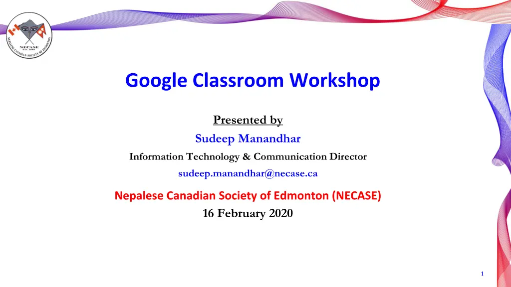 google classroom workshop