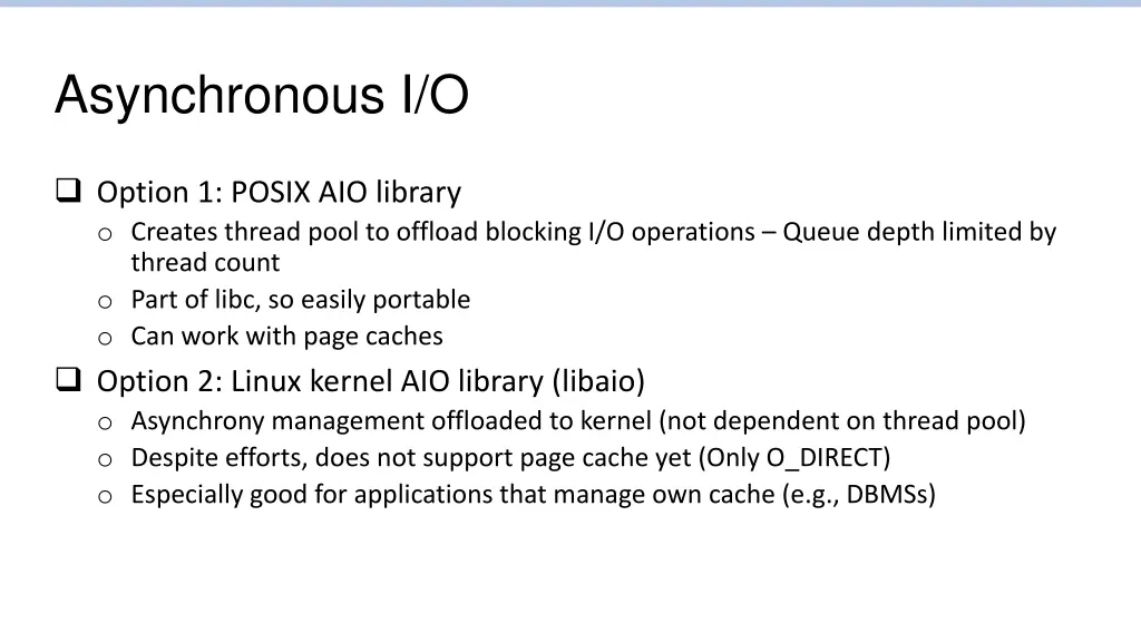 asynchronous i o 1