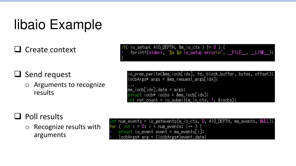 libaio example