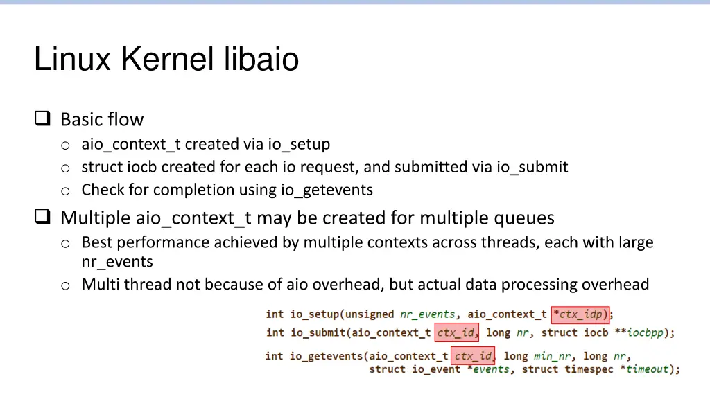 linux kernel libaio