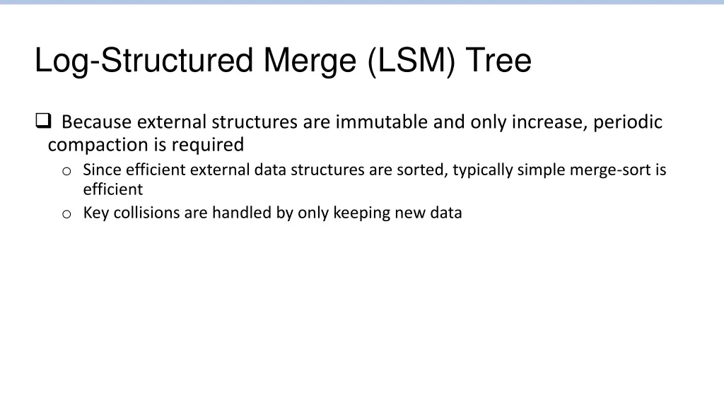log structured merge lsm tree 2