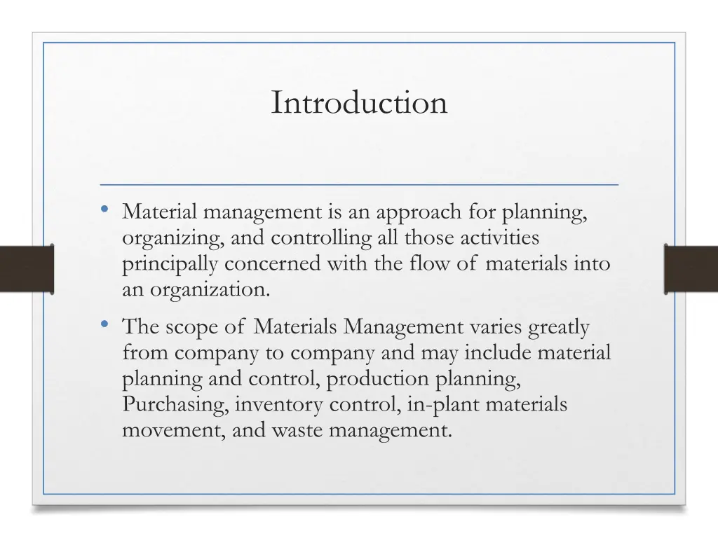 introduction
