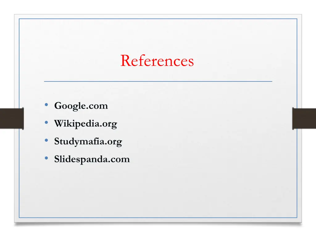 references