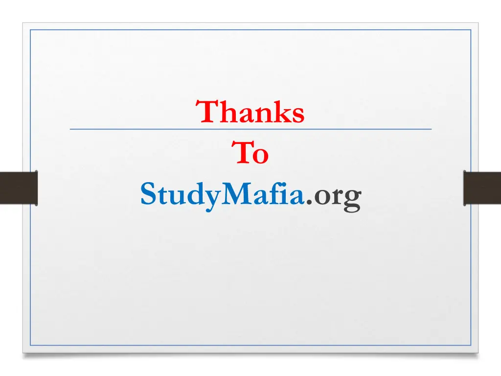 thanks to