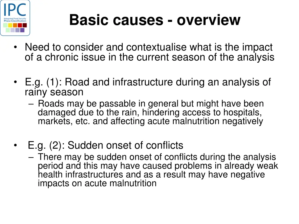 basic causes overview 1