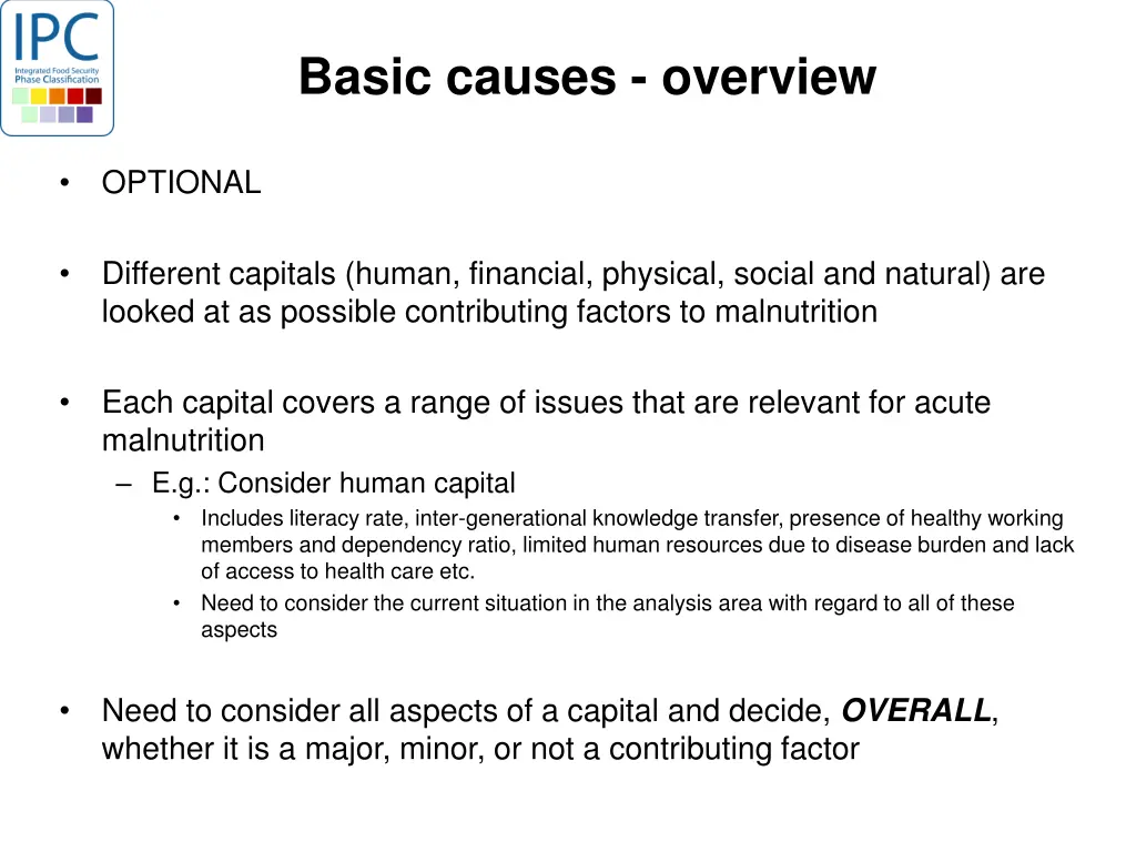 basic causes overview