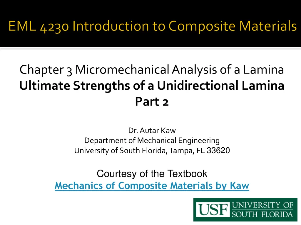 chapter 3 micromechanical analysis of a lamina