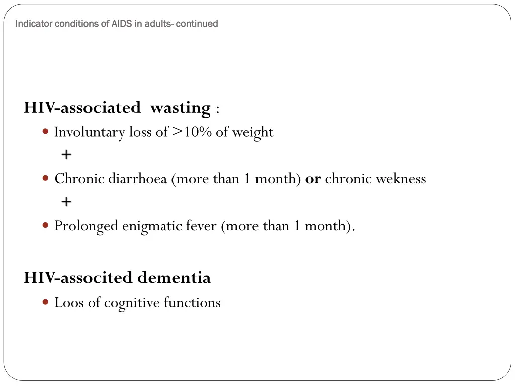 indicator indicator conditions conditions 4
