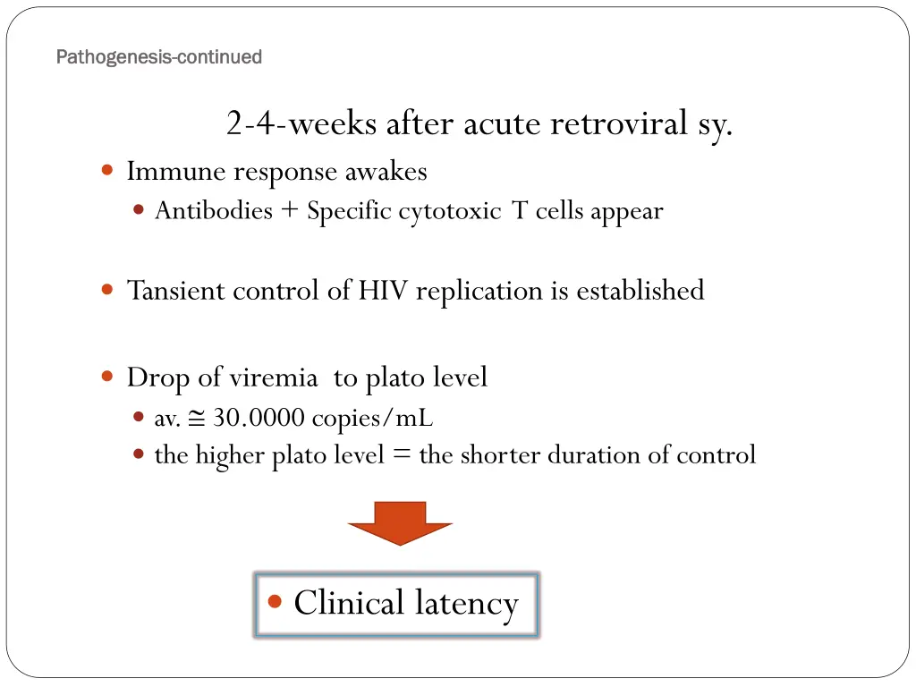 pathogenesis pathogenesis continued 2