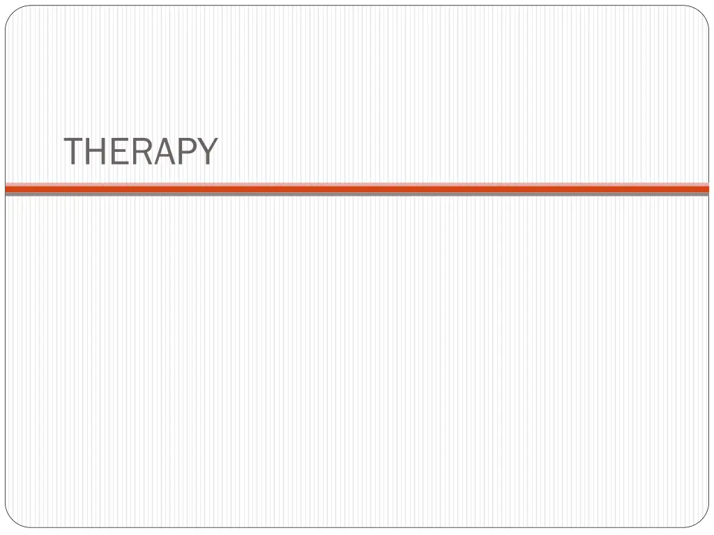 therapy