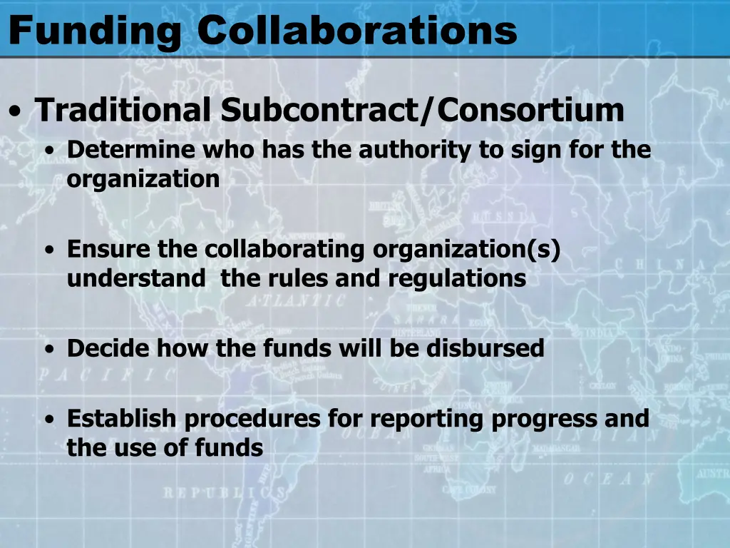 funding collaborations 1