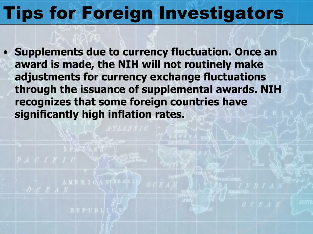 tips for foreign investigators 3