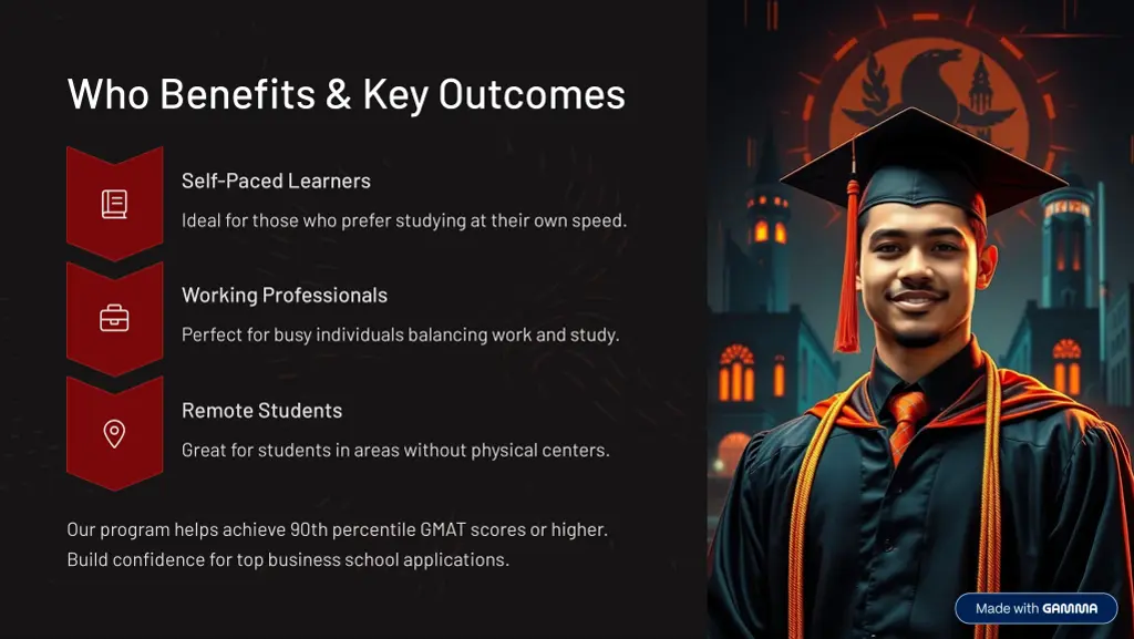 who benefits key outcomes