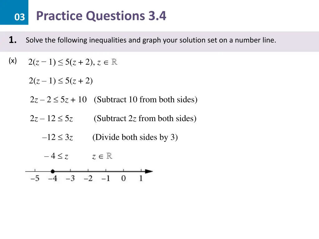 03 practice questions 3 4 9