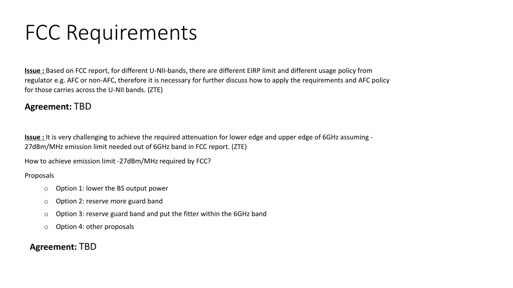 fcc requirements