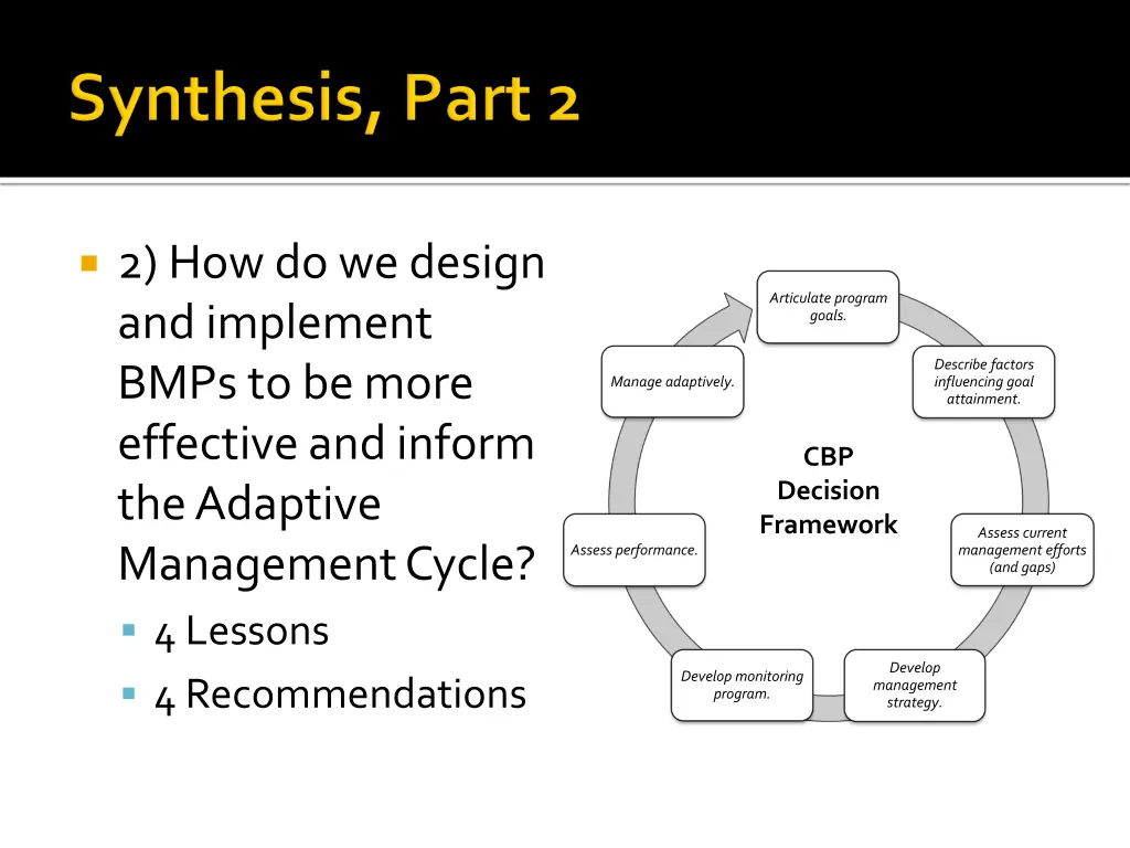 2 how do we design and implement bmps to be more