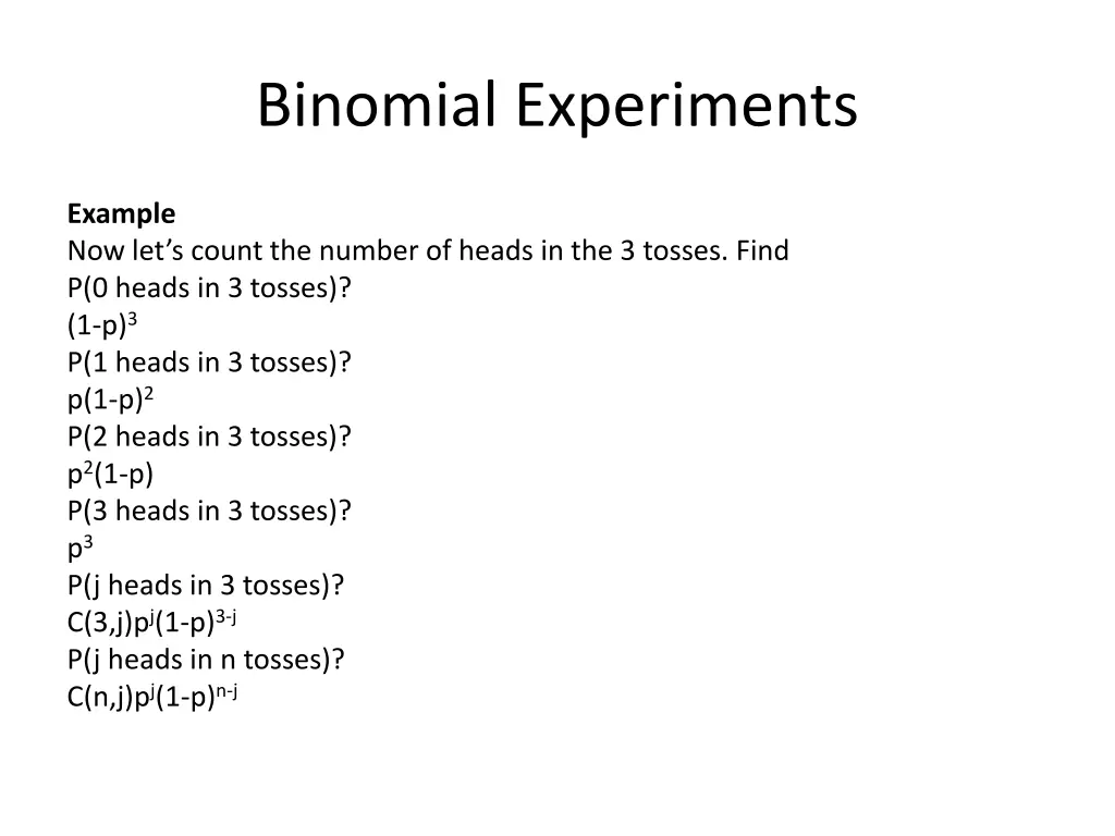 binomial experiments 3
