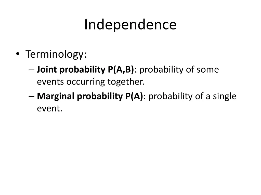 independence