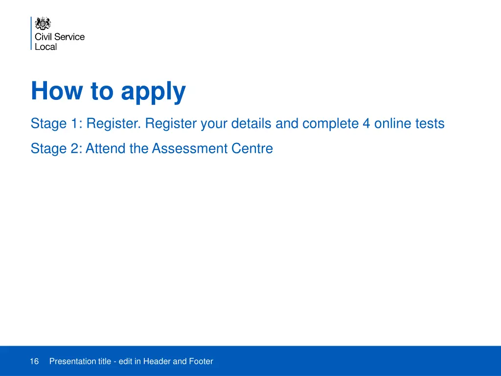 how to apply