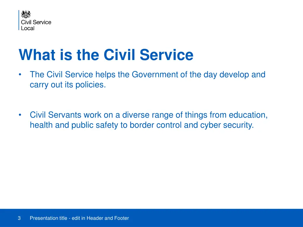what is the civil service