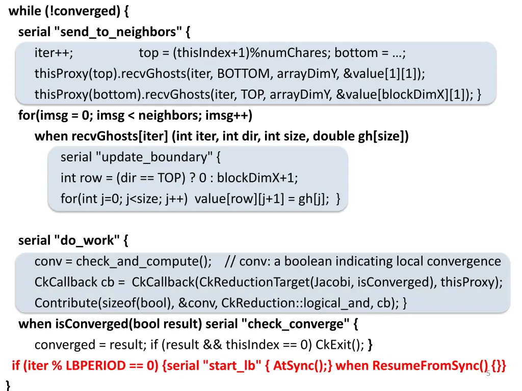 while converged serial send to neighbors iter 1