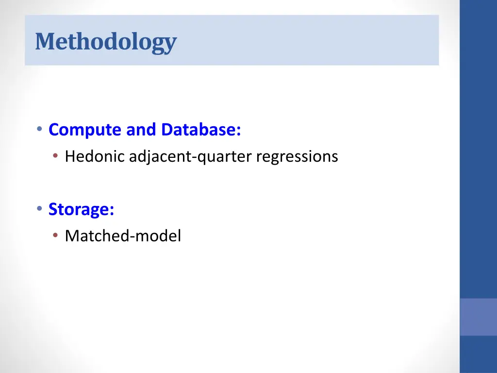 methodology