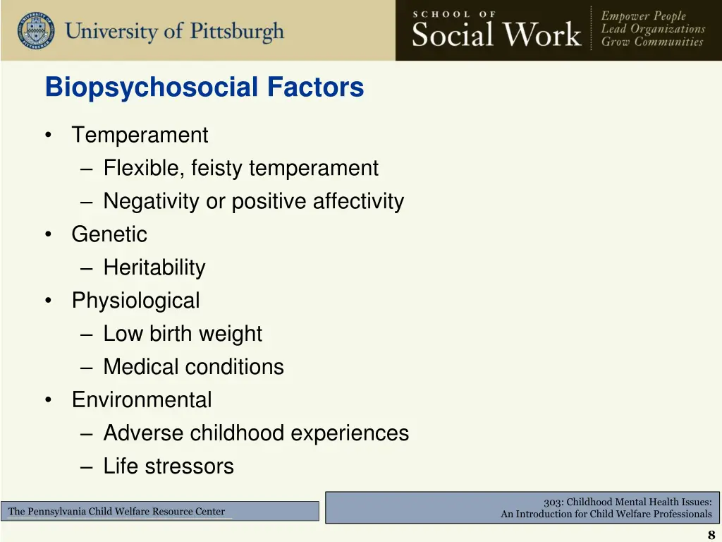 biopsychosocial factors