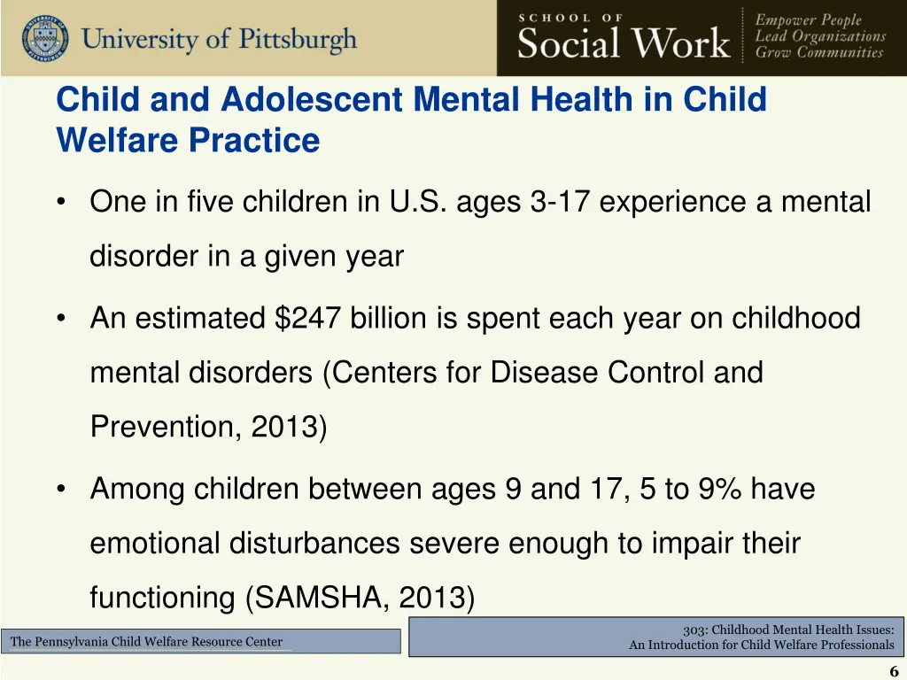 child and adolescent mental health in child