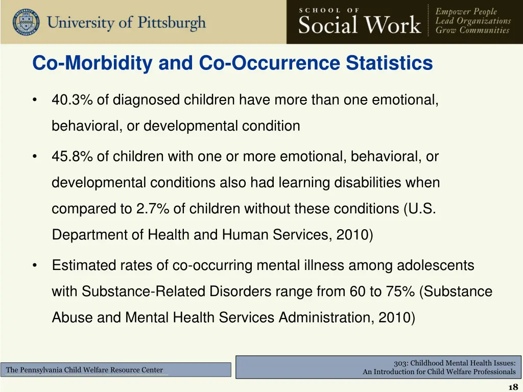 co morbidity and co occurrence statistics