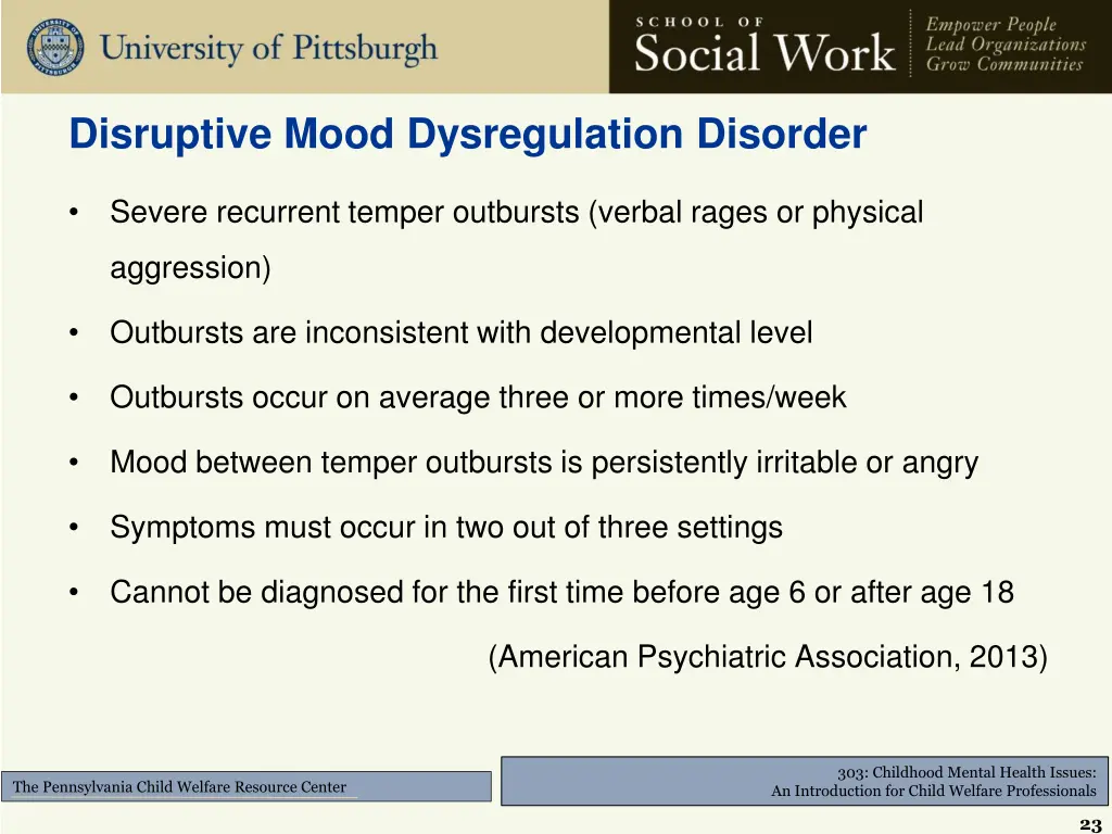 disruptive mood dysregulation disorder