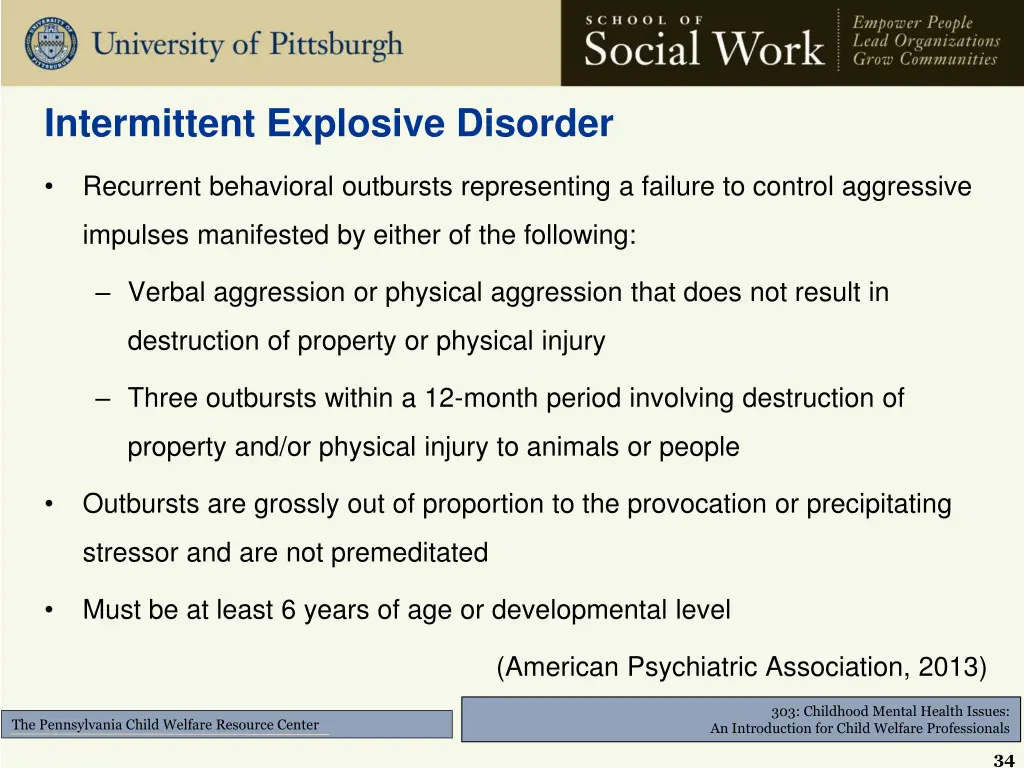 intermittent explosive disorder