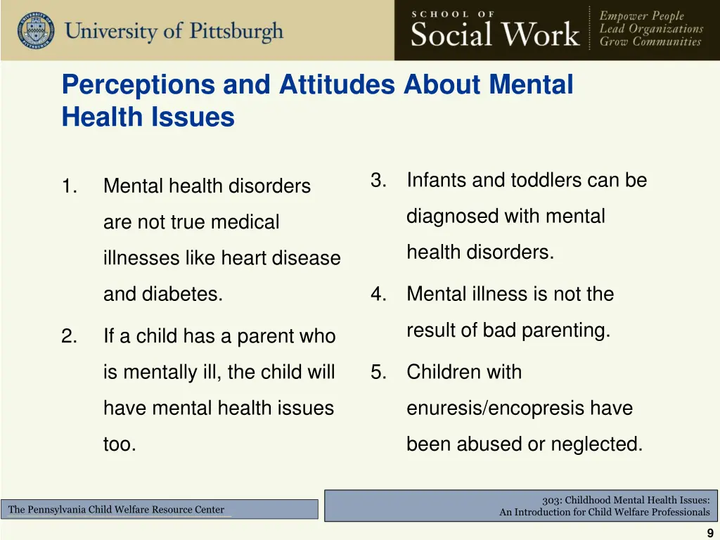 perceptions and attitudes about mental health