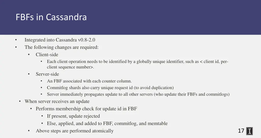 fbfs in cassandra