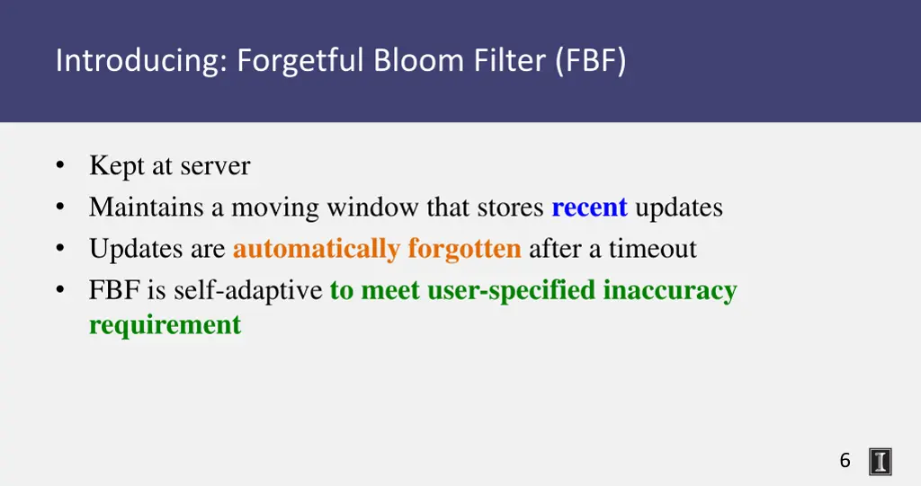 introducing forgetful bloom filter fbf