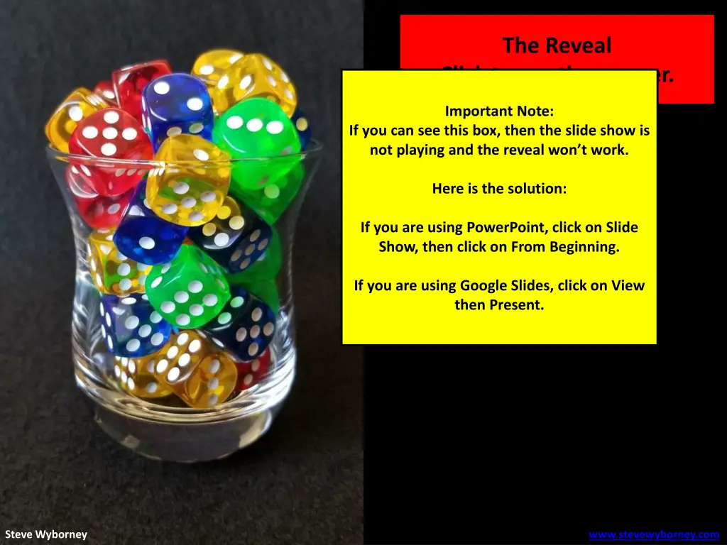 the reveal