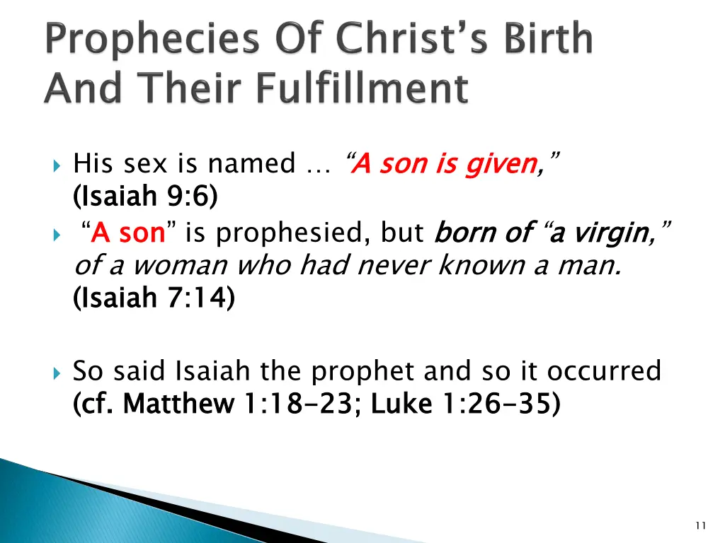h is sex is named a son is given isaiah
