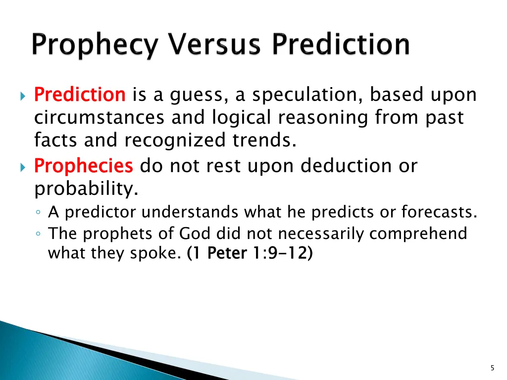 prediction circumstances and logical reasoning