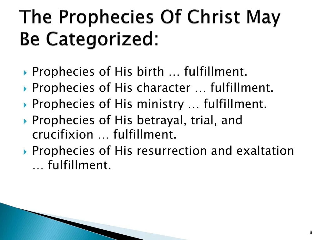 prophecies of his birth fulfillment prophecies
