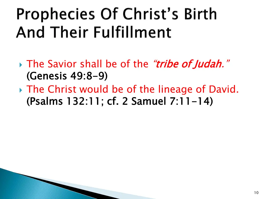 the savior shall be of the tribe of judah genesis