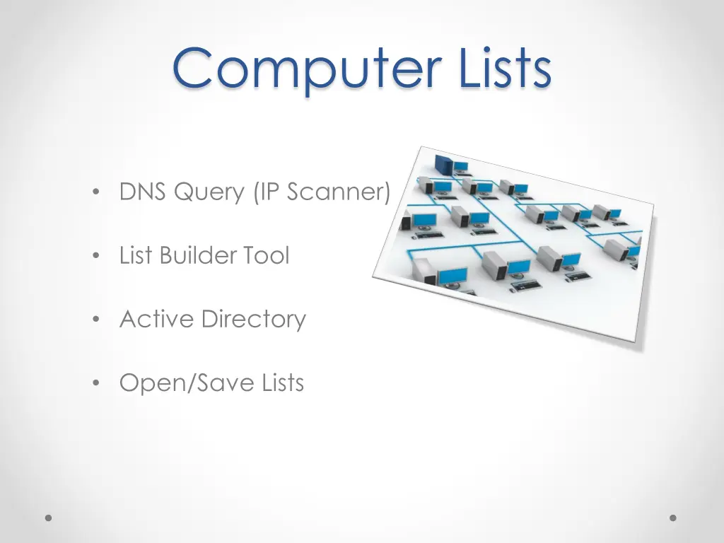 computer lists