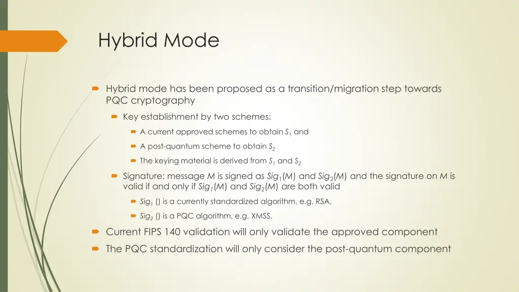 hybrid mode