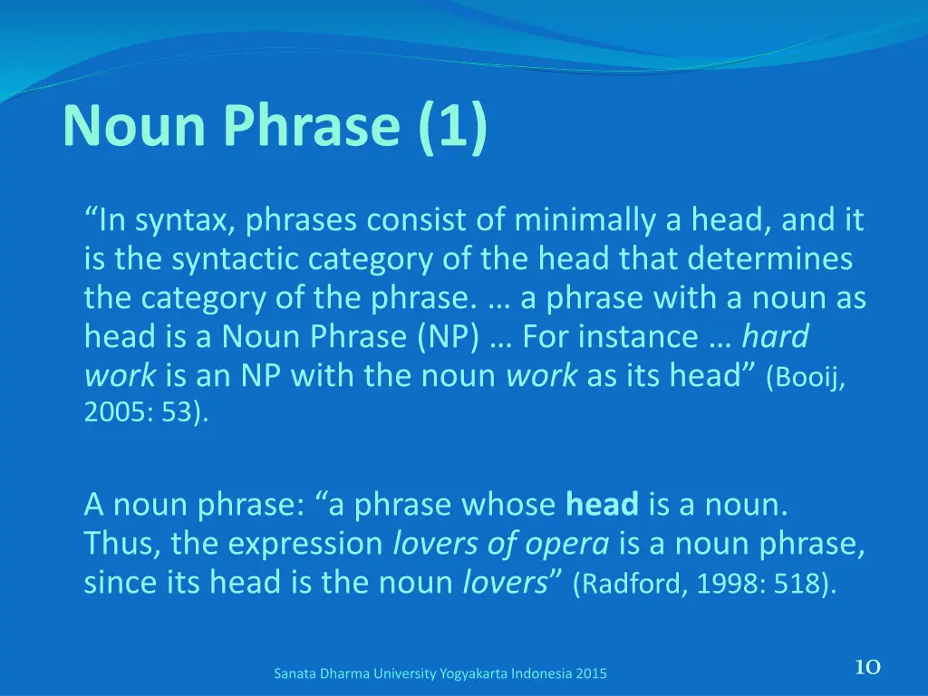 noun phrase 1
