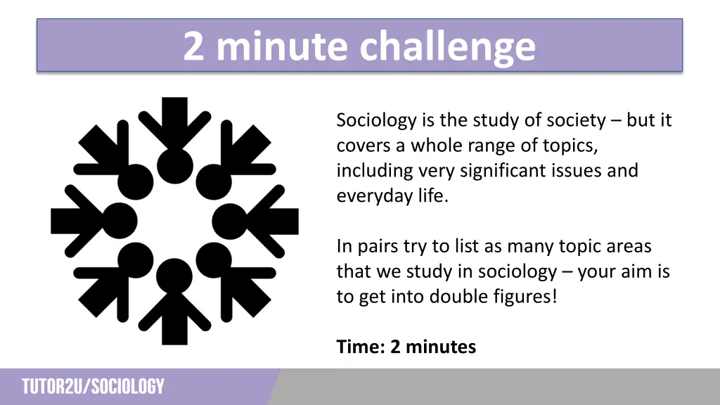 2 minute challenge