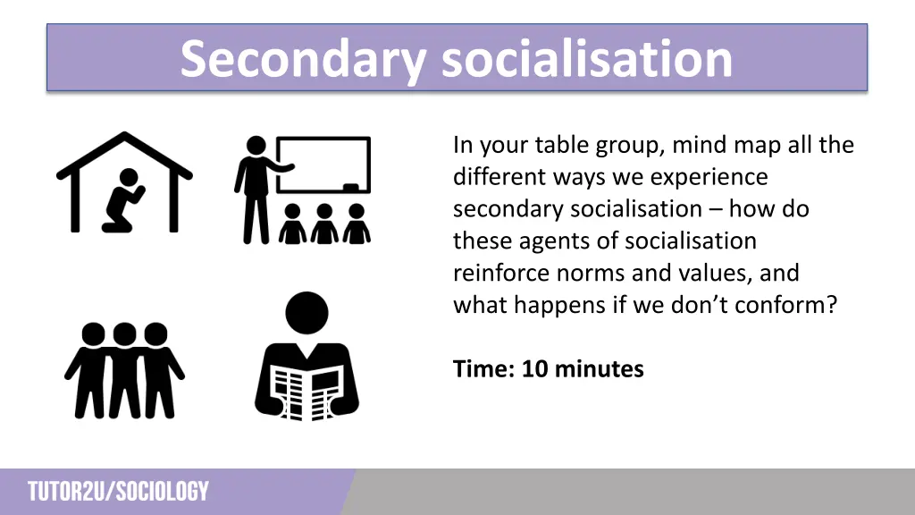 secondary socialisation