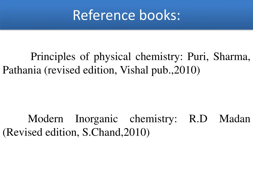reference books