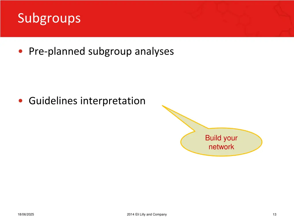 subgroups
