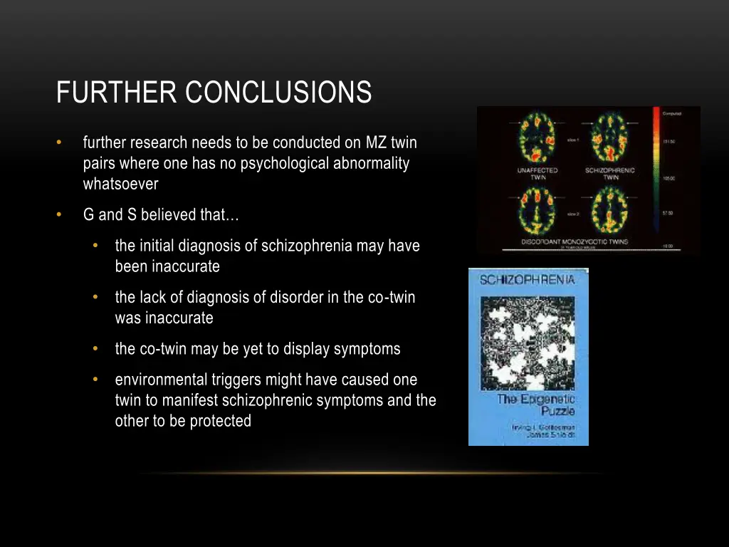 further conclusions