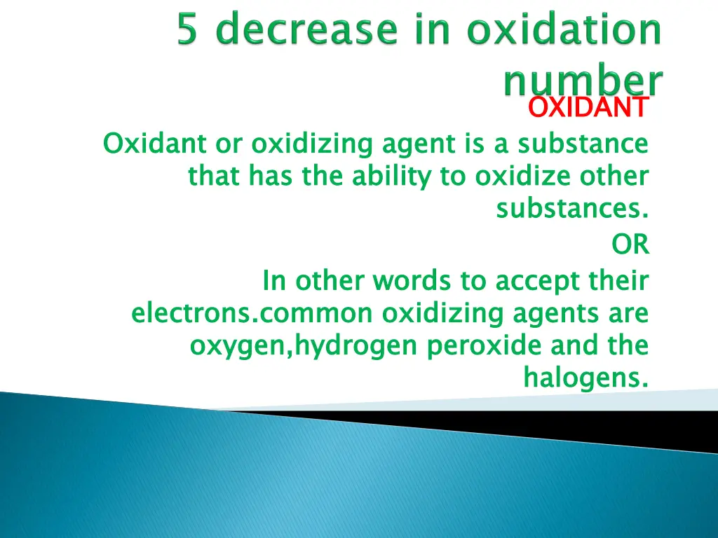 oxidant