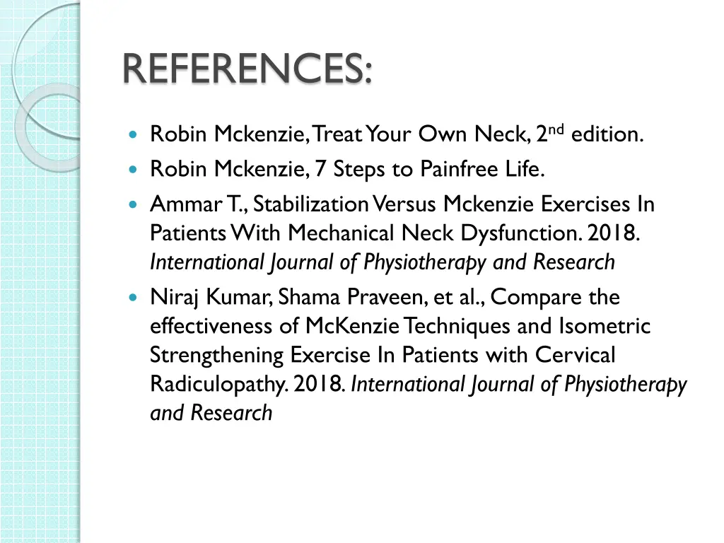 references